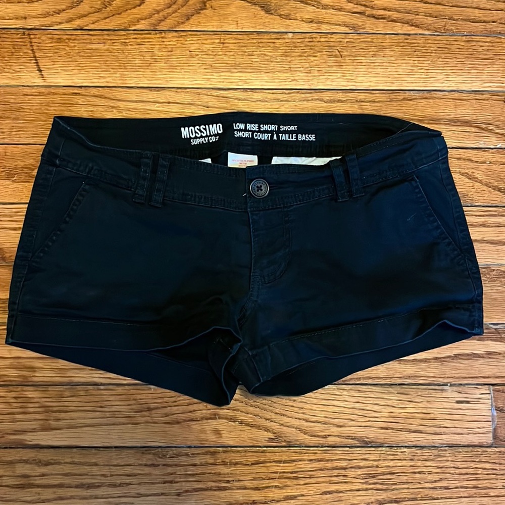 Black low rise shorts - mossimo supply co